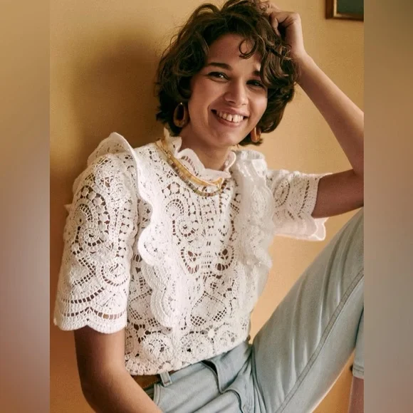 Sezane Paulleta Blouse. 36 - Picture 1 of 11